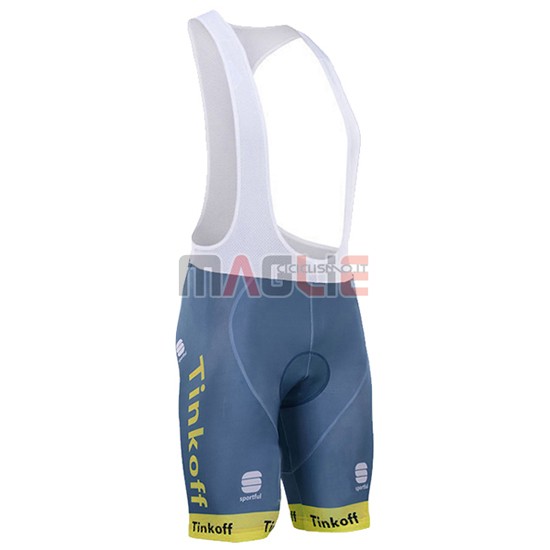 Maglia Tinkoff manica corta 2016 giallo e nero